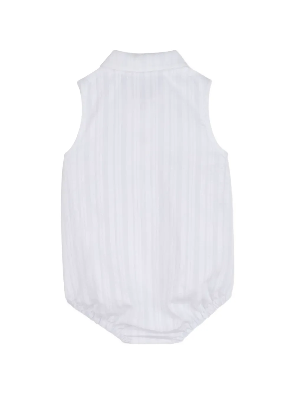 BOSS Kidswear Gestreepte romper Wit