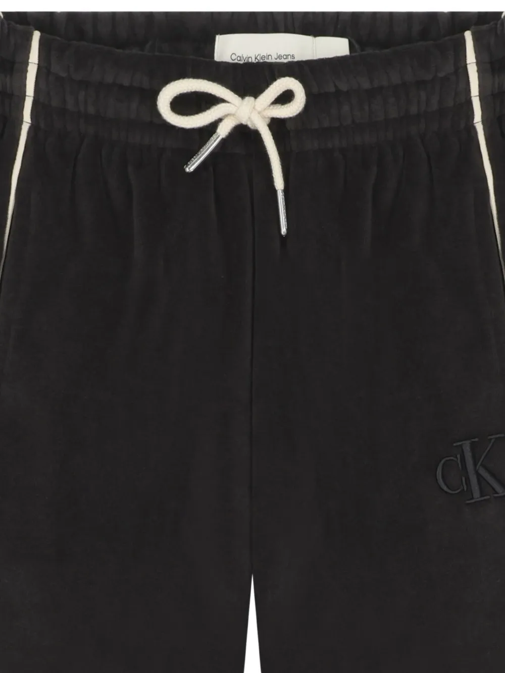 Calvin Klein Kids Trainingsbroek met zijstreep Zwart