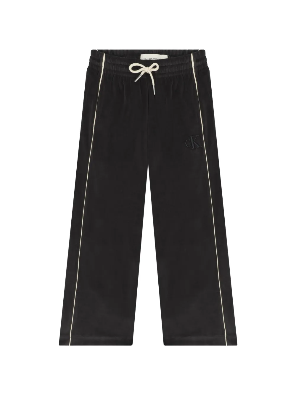 Calvin Klein Kids Pantaloni sportivi con banda laterale - Nero