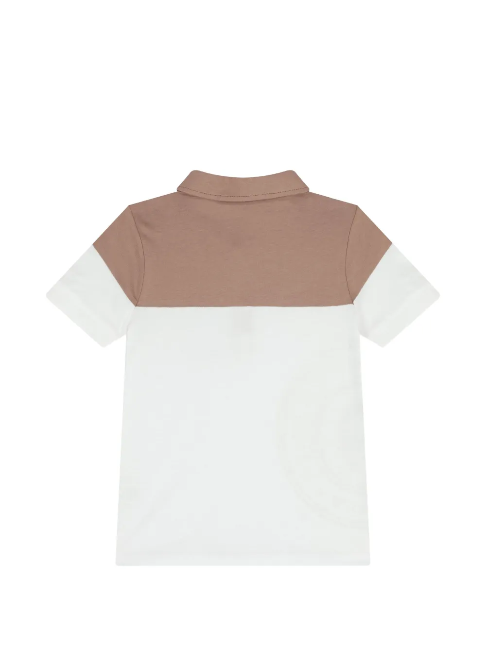 Aigner Kids Poloshirt met colourblocking Wit