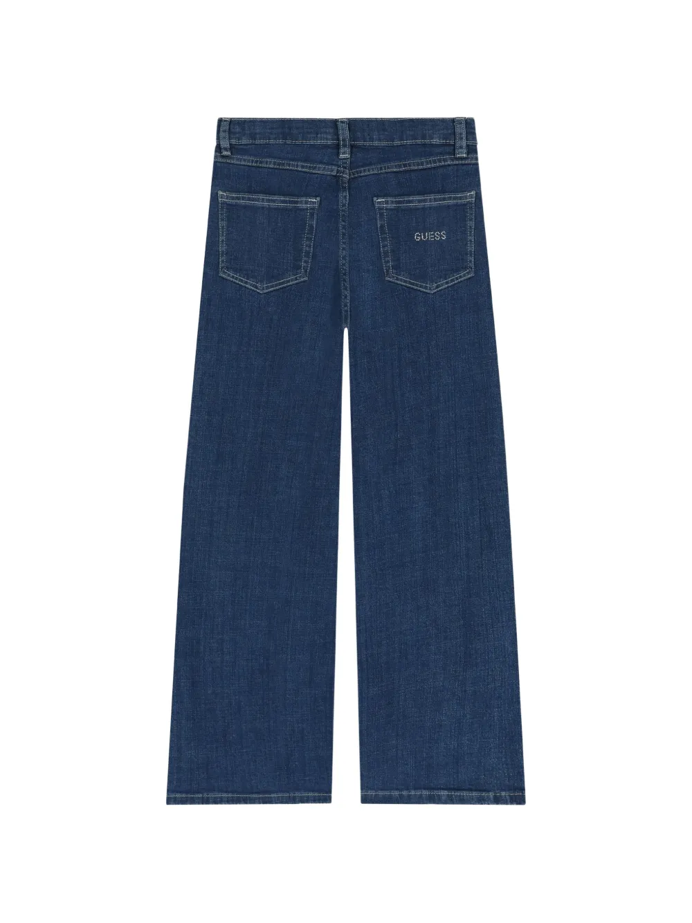 guess kids Jeans met stras detail Blauw