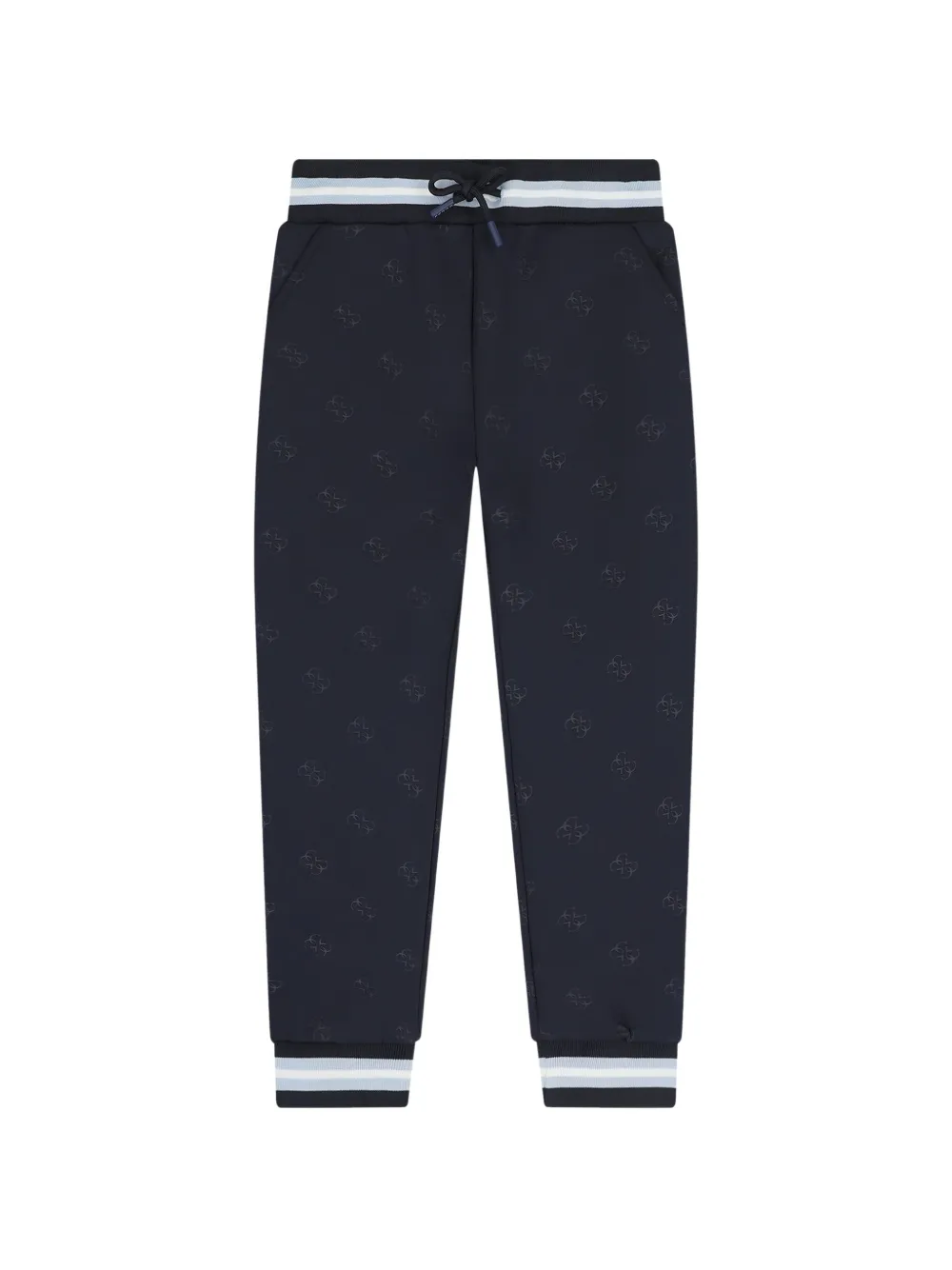 guess kids Pantaloni sportivi con monogramma - Blu