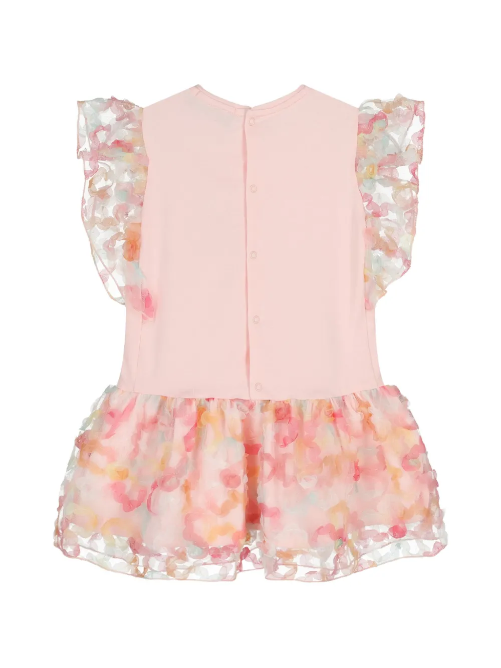Aigner Kids Jurk met ruches Roze