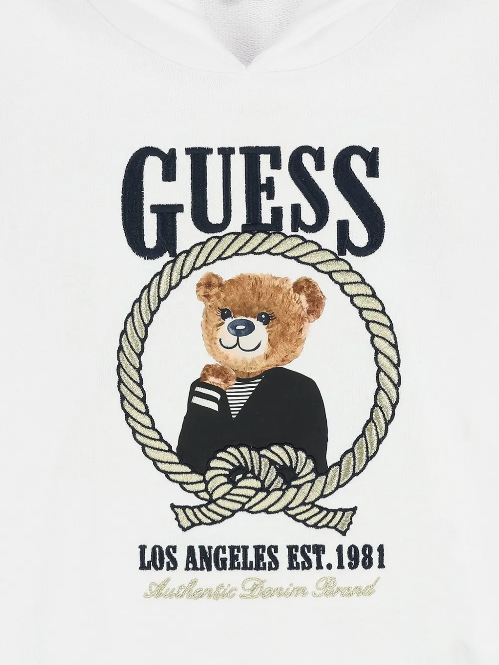 guess kids Sweater met capuchon Wit