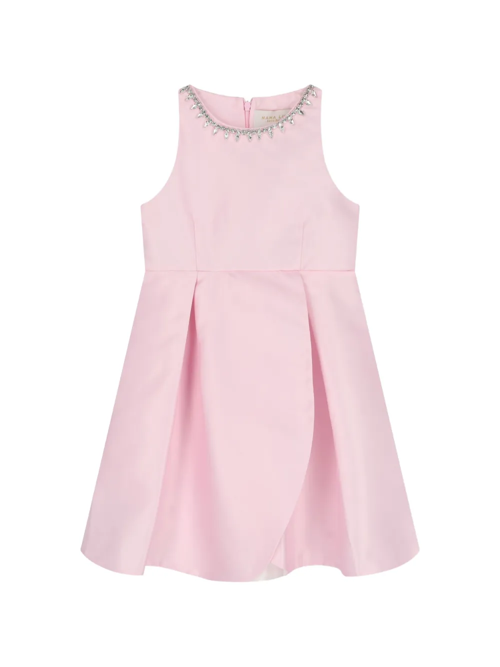 Mama Luma Embellished Pleated Dress In Multi