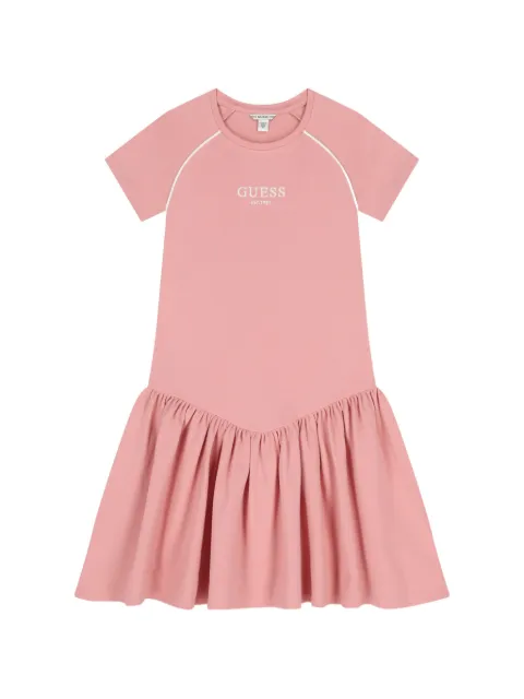 guess kids short-sleeve ruffled dress