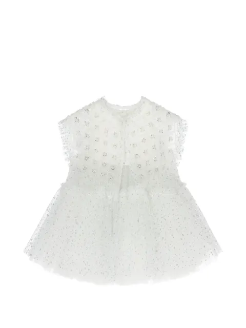 Escada Kids floral embellished dress