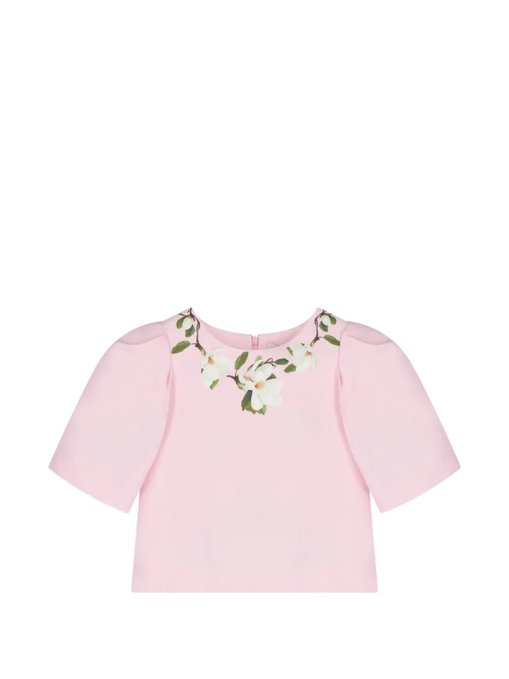 MAMA LUMA KIDS Plooirok met bloemenprint Roze