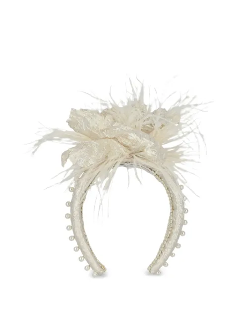 Escada Kids flower pearl headband