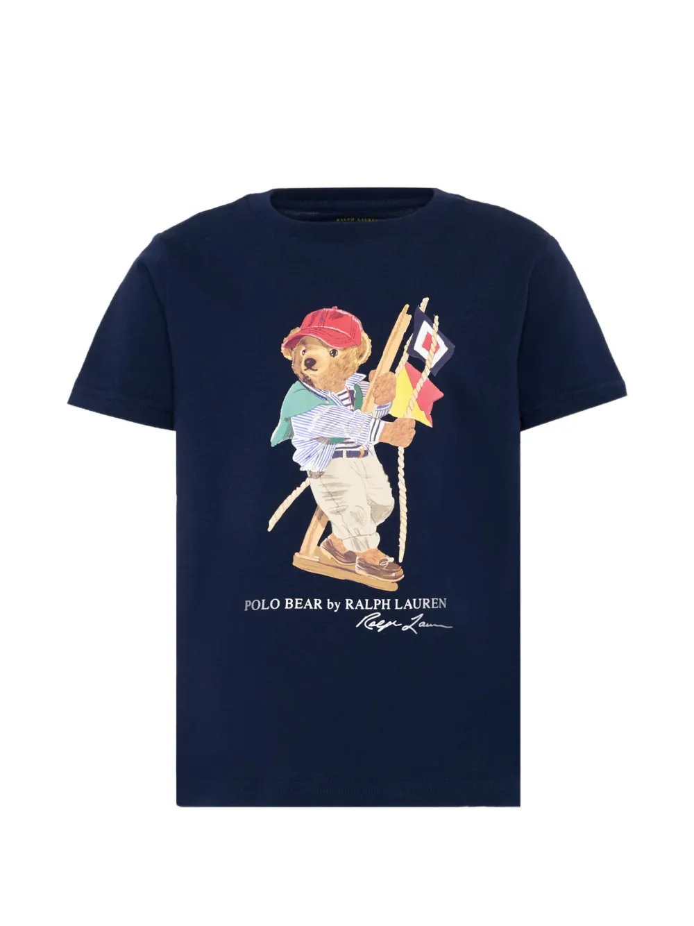 POLO RALPH LAUREN KIDS Polo Bear graphic-print T-shirt - Blu