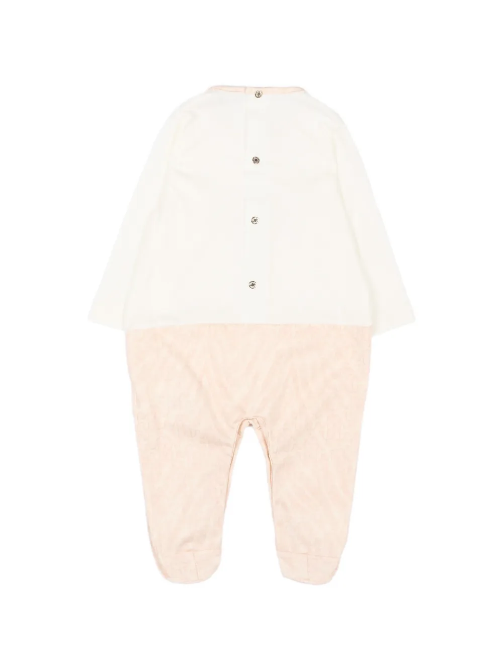 Monogram-Embroidery Babygrow Set