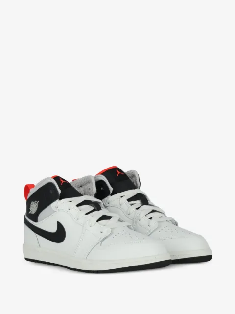Nike Kids Air Jordan 1 Mid sneakers med snøre