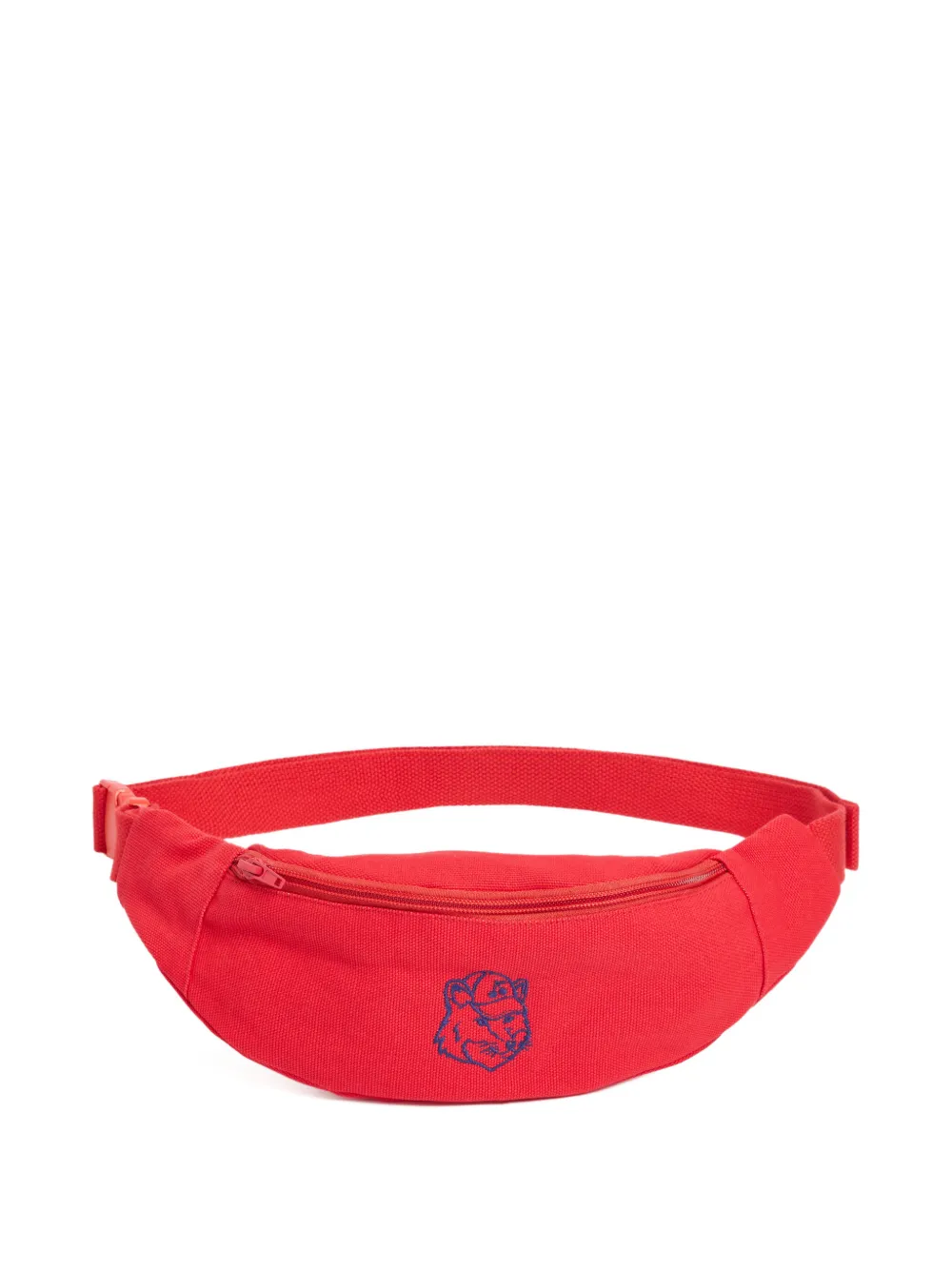 Bonpoint x Maison Kitsuné Marsupio Leroy con ricamo - Rosso