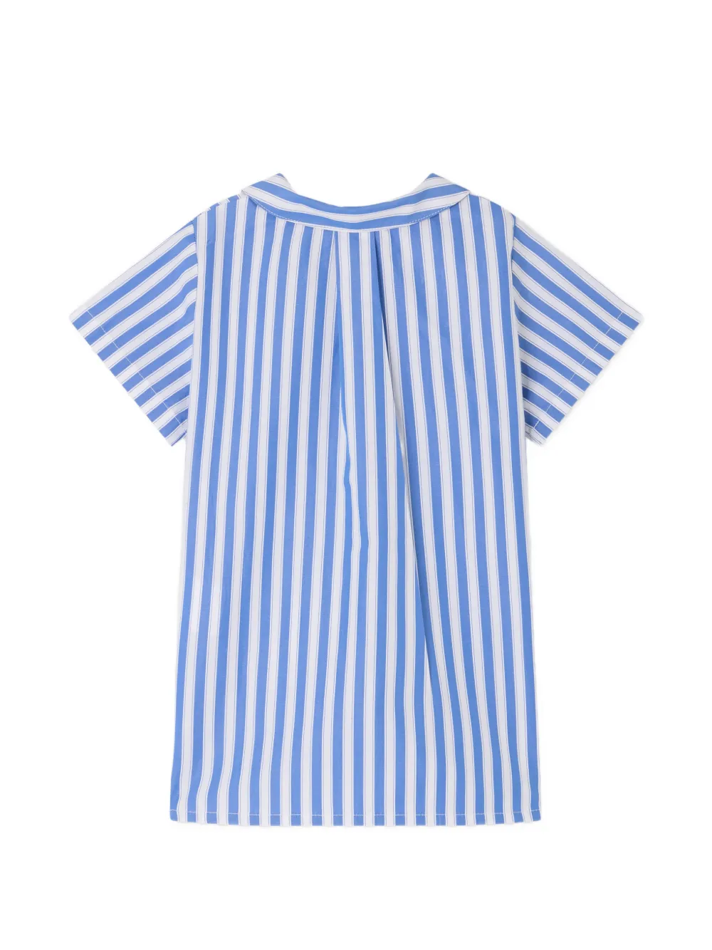 Bonpoint x Maison Kitsuné Lydia shirtjurk Blauw
