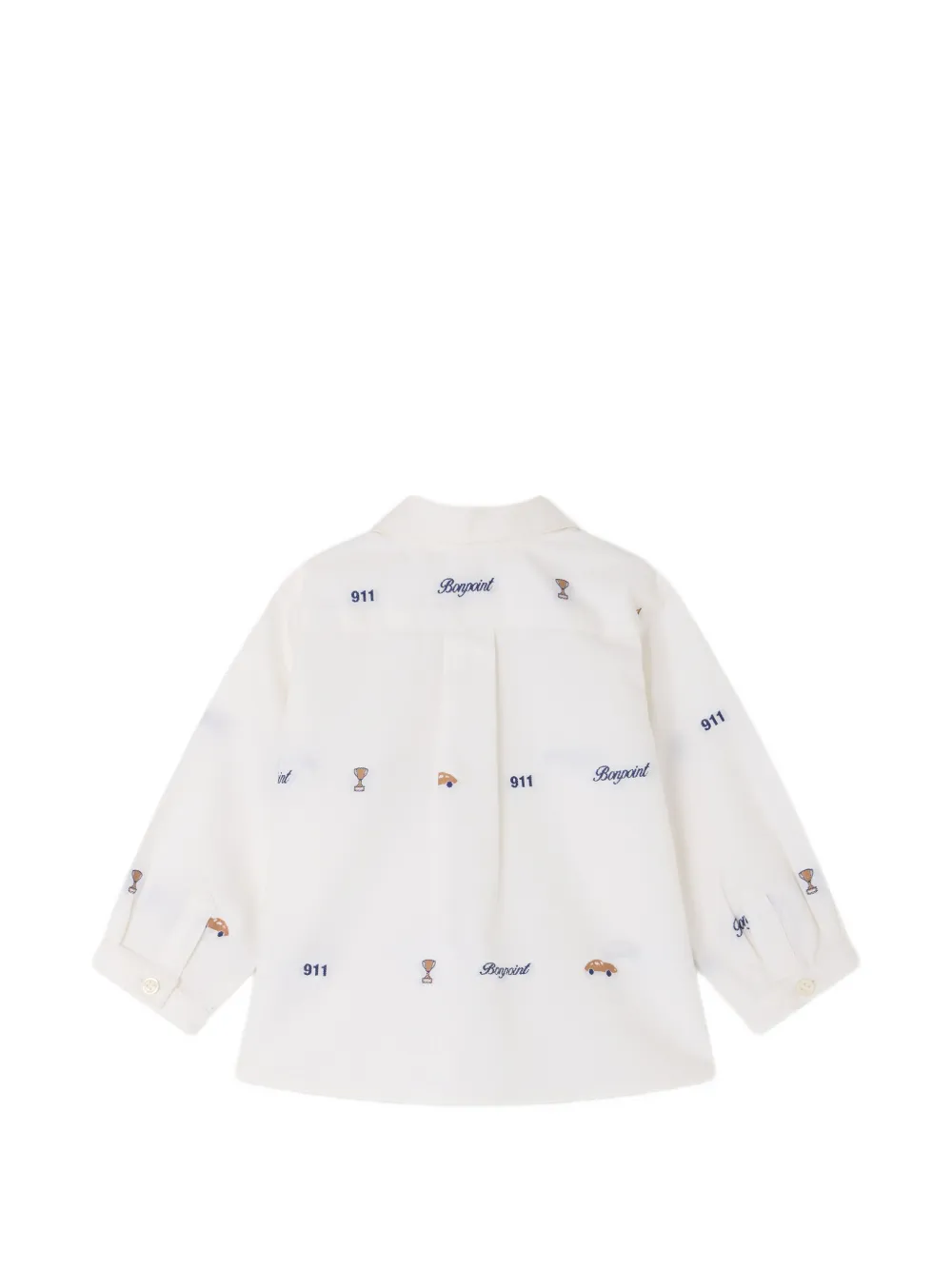 Bonpoint x Porsche Malo shirt Wit