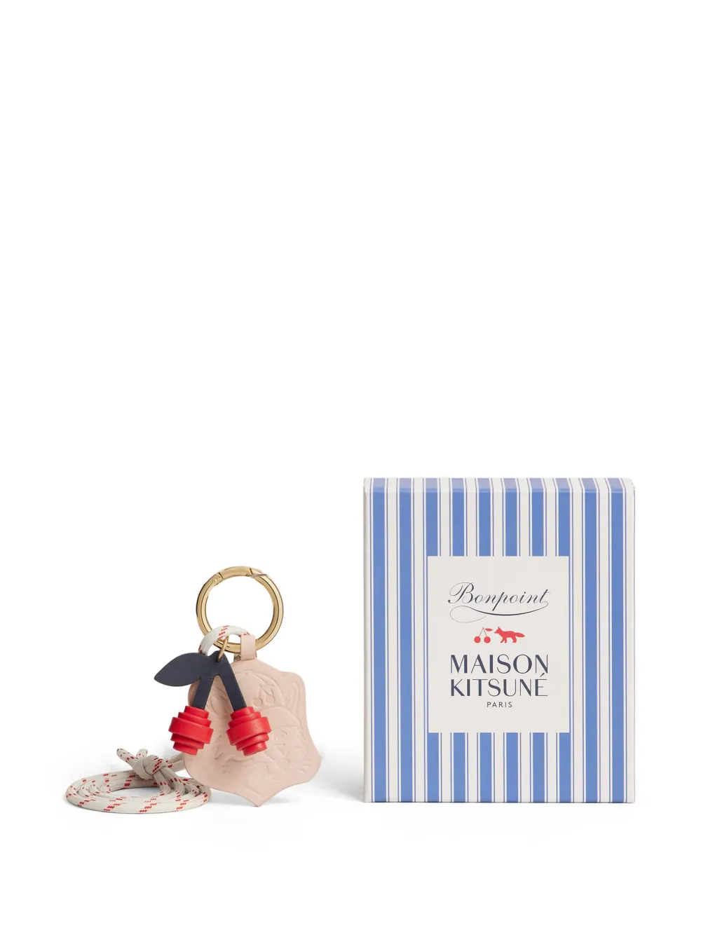 Bonpoint x Maison Kitsuné Liliane halsketting met kersenhanger Goud
