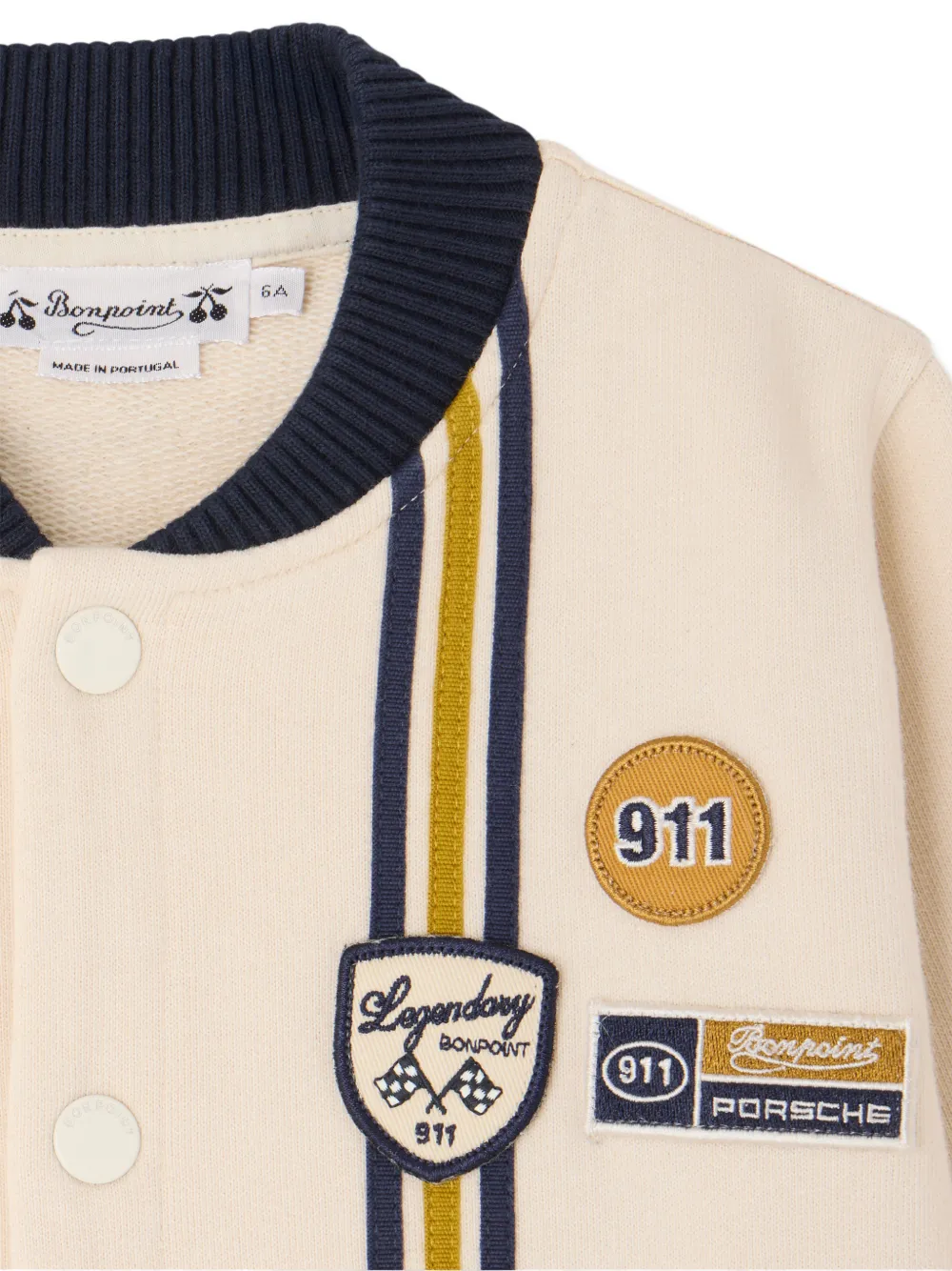  Bonpoint X Porsche Christopher Bomber Jacket - Neutrals 