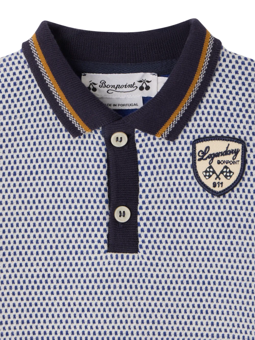  Bonpoint X Porsche Finn Polo Shirt - Blue 