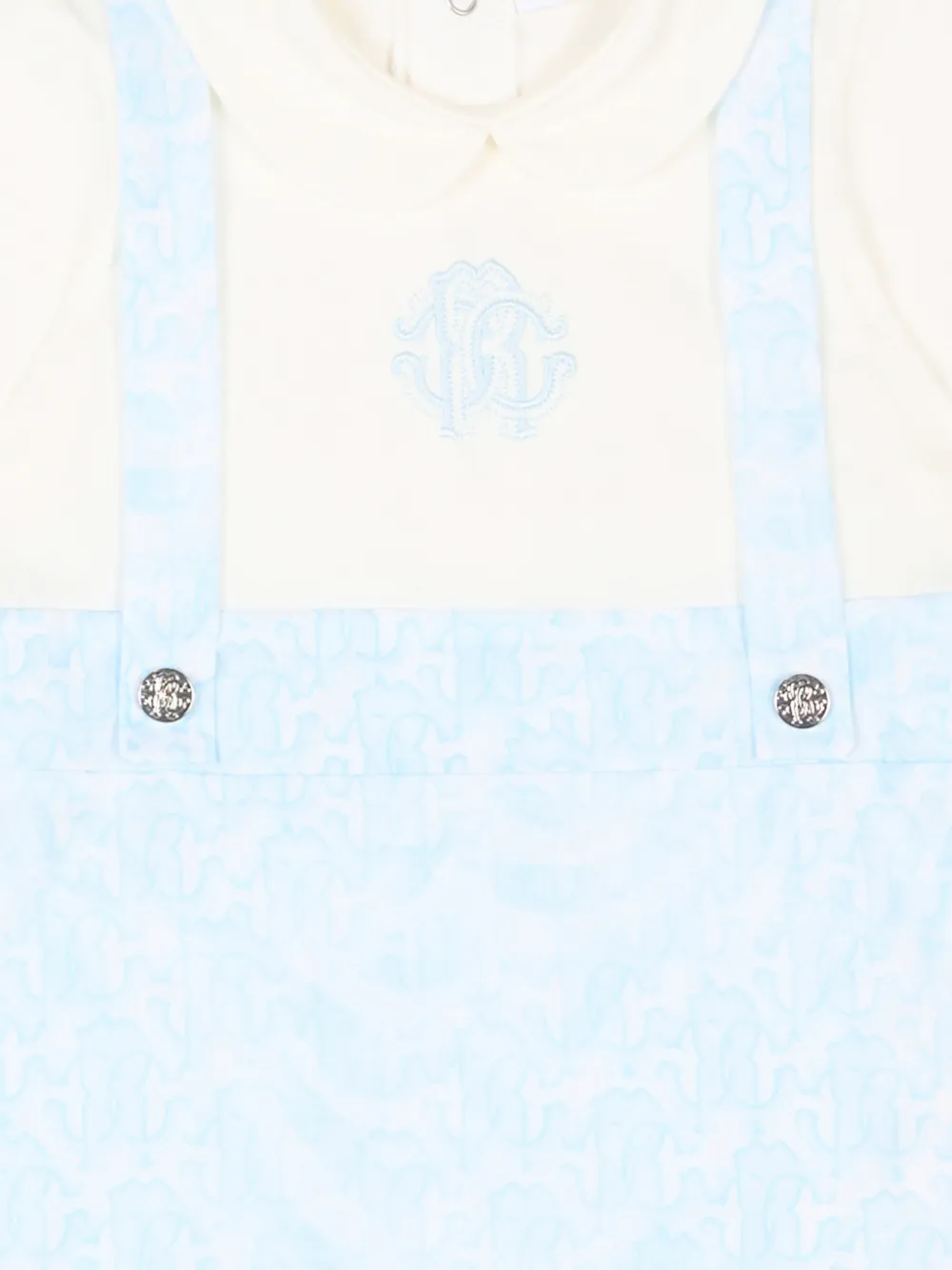  Roberto Cavalli Junior Monogram-print Shorties - Blue 