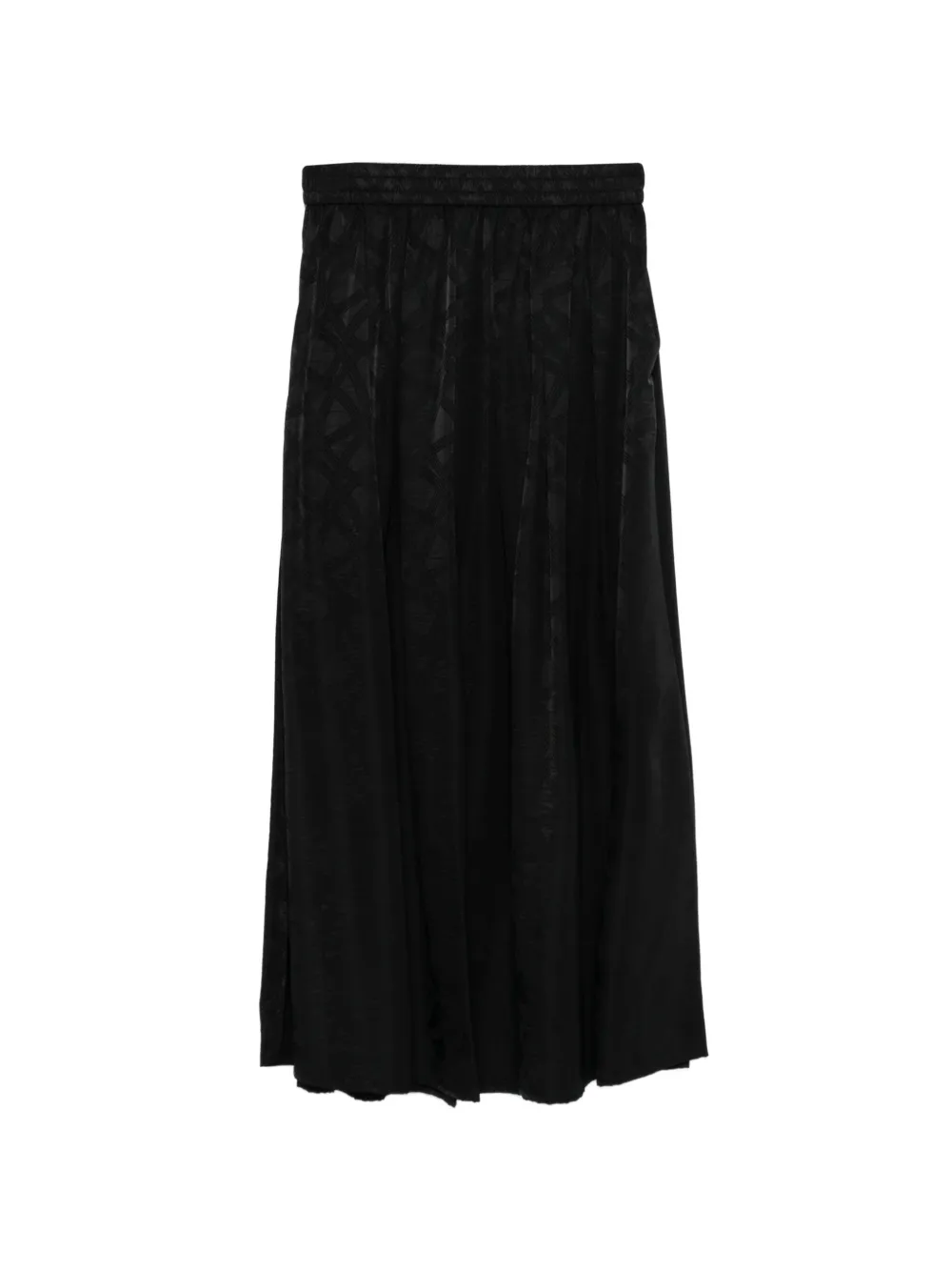 Eleh elasticated patterned skirt - Nero