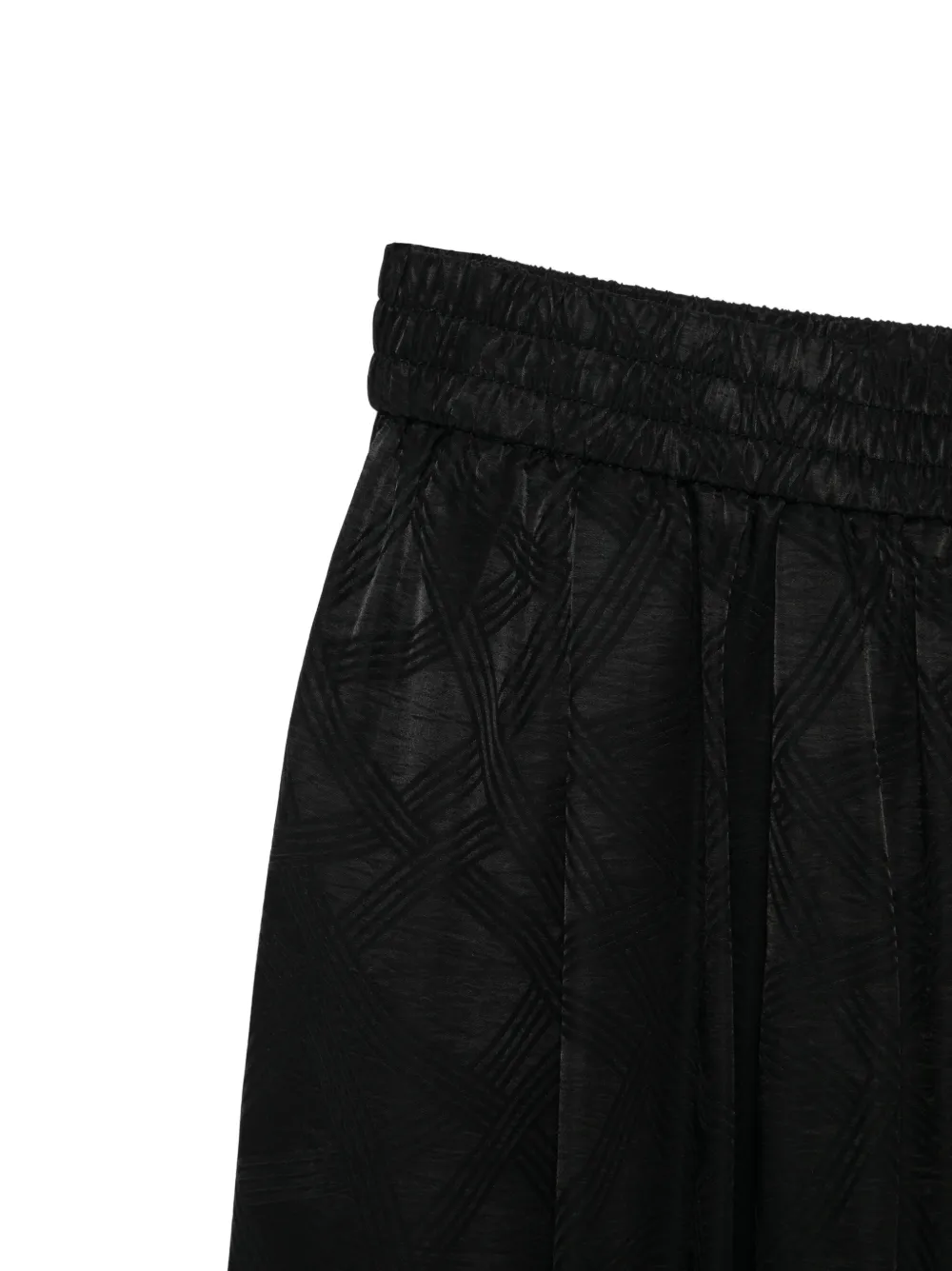  Eleh Elasticated Patterned Skirt - Black 