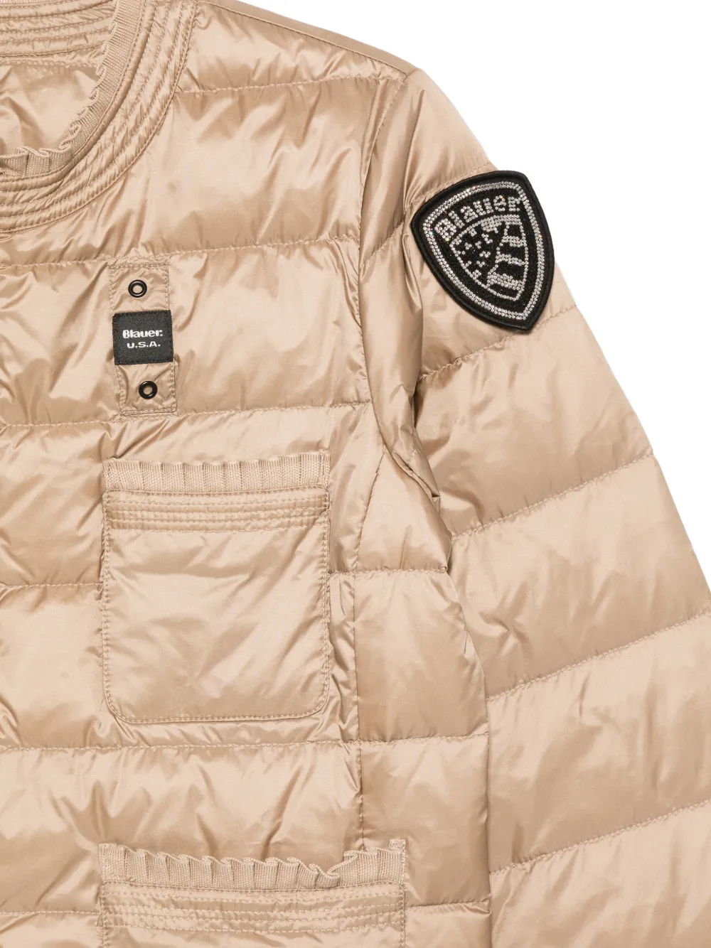  Blauer Quilted Jacket - Neutrals 