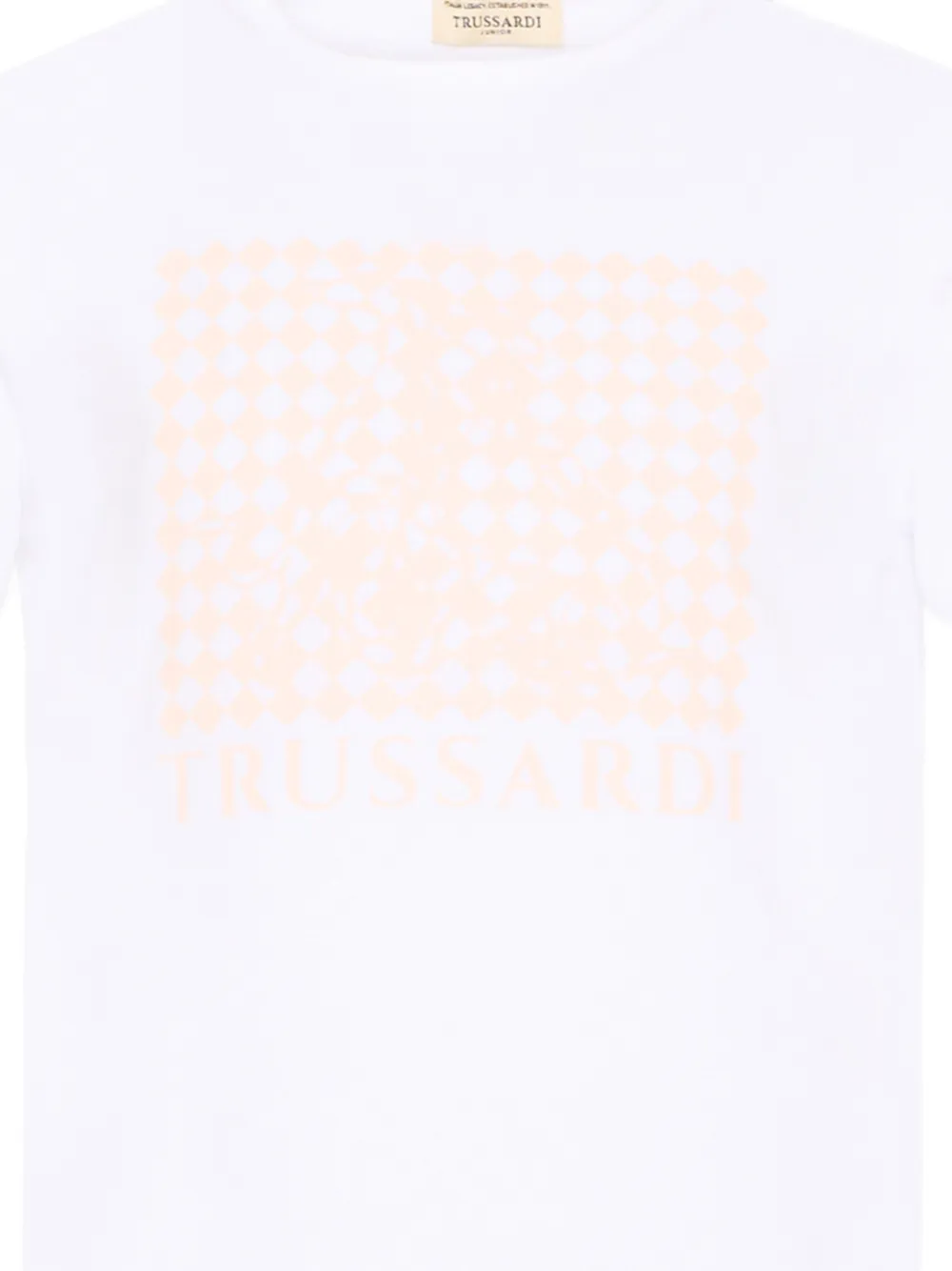TRUSSARDI JUNIOR T-shirt met logo Wit