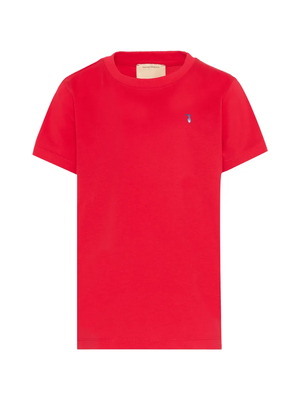 TRUSSARDI JUNIOR logo-detail short-sleeve T-shirt - Rosso