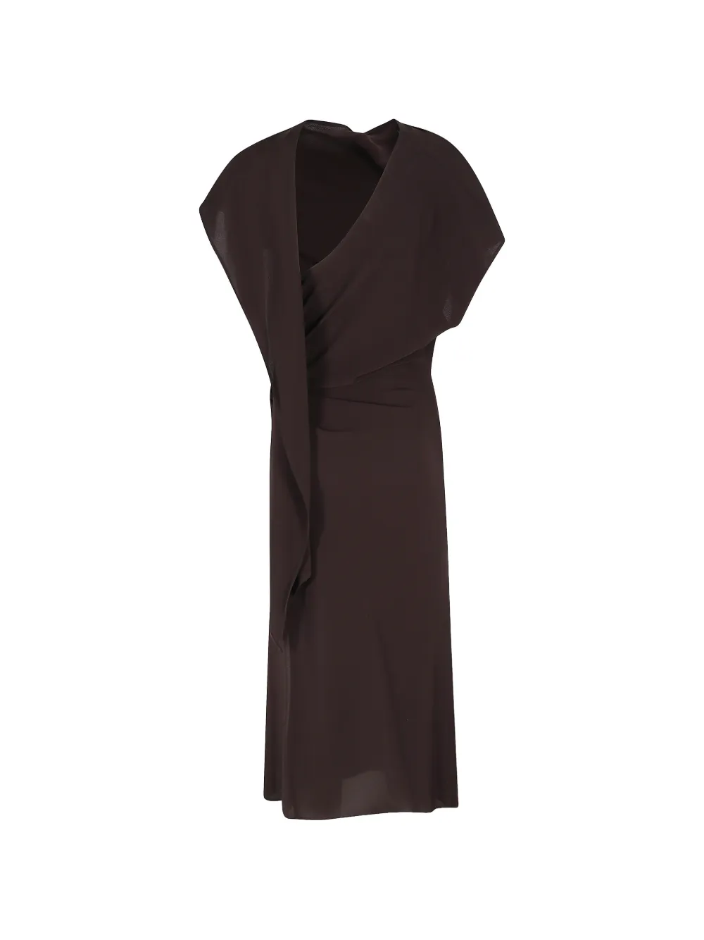 Erika Cavallini Alida midi dress - Marrone