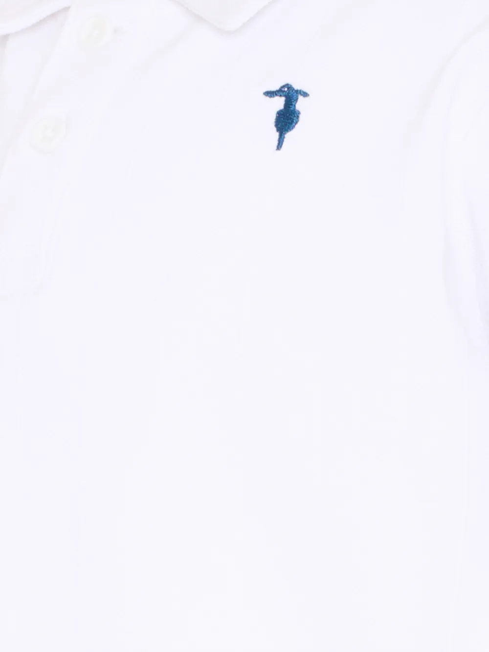  Trussardi Junior Short-sleeve Polo Shirt - White 