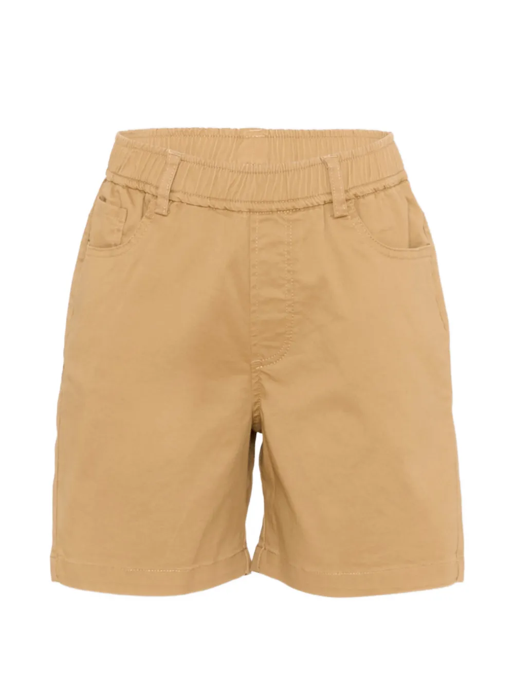TRUSSARDI JUNIOR elastic-waistband shorts - Toni neutri