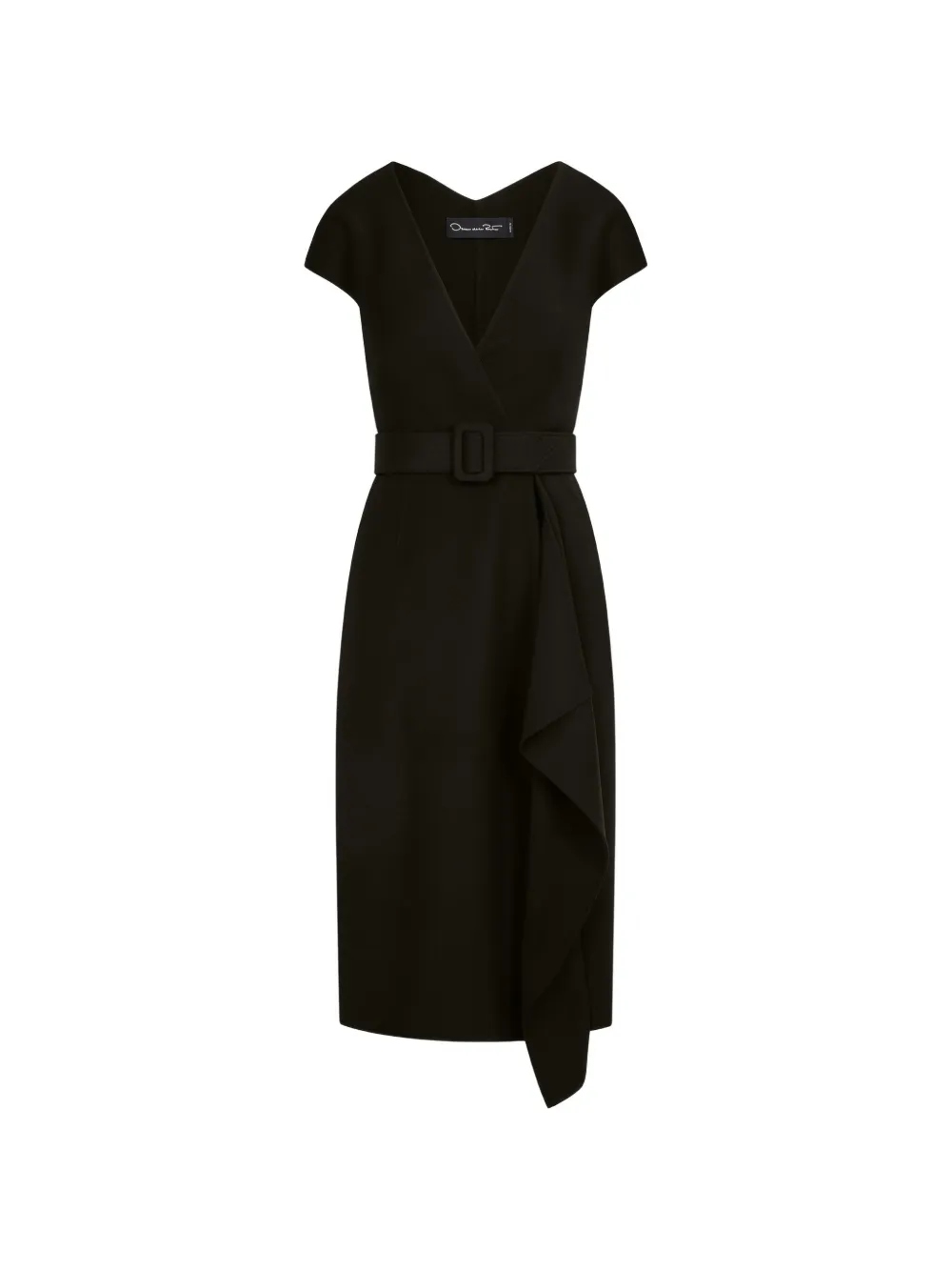 Oscar de la Renta wool-blend pencil dress - Nero