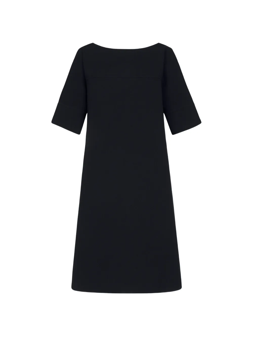 Oscar de la Renta tie-detailed wool-blend shift dress - Blu