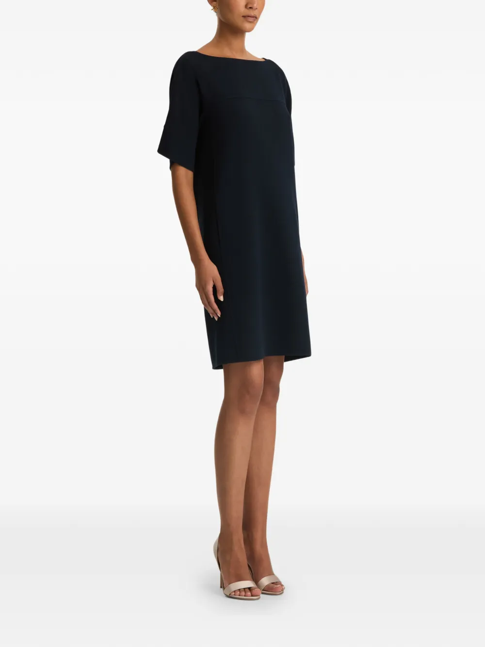 Oscar de la Renta Shiftjurk van wolblend Blauw