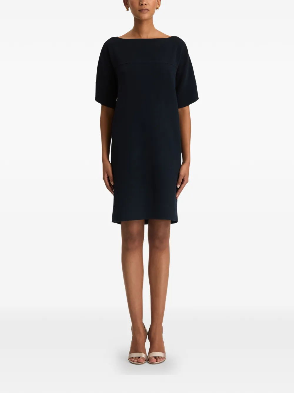 Oscar de la Renta Shiftjurk van wolblend Blauw