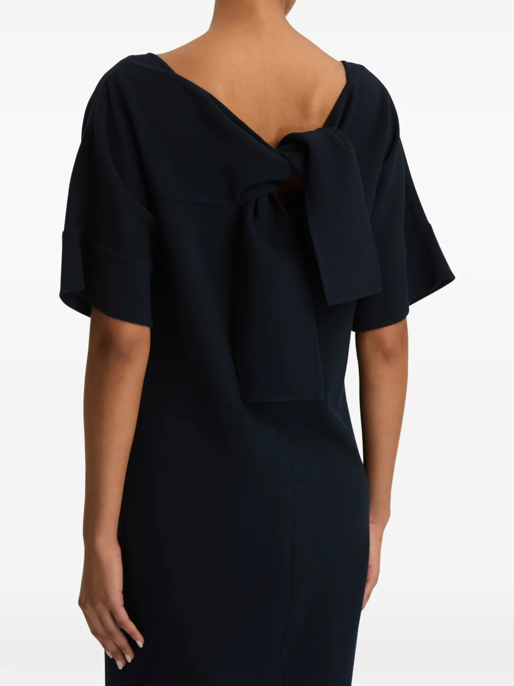 Oscar de la Renta Shiftjurk van wolblend Blauw