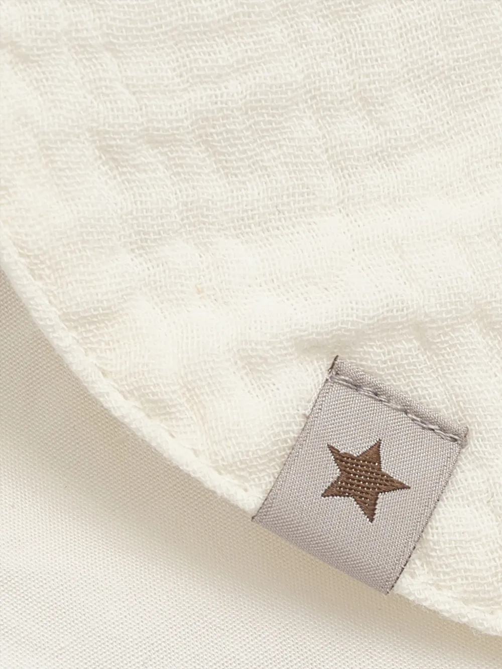  Huttelihut Ear-detail Tie-fastening Hat - White 