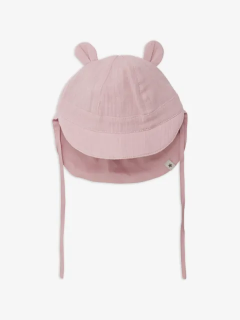 HUTTEliHUT ear-detail brim hat