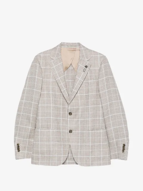 Lardini checked blazer
