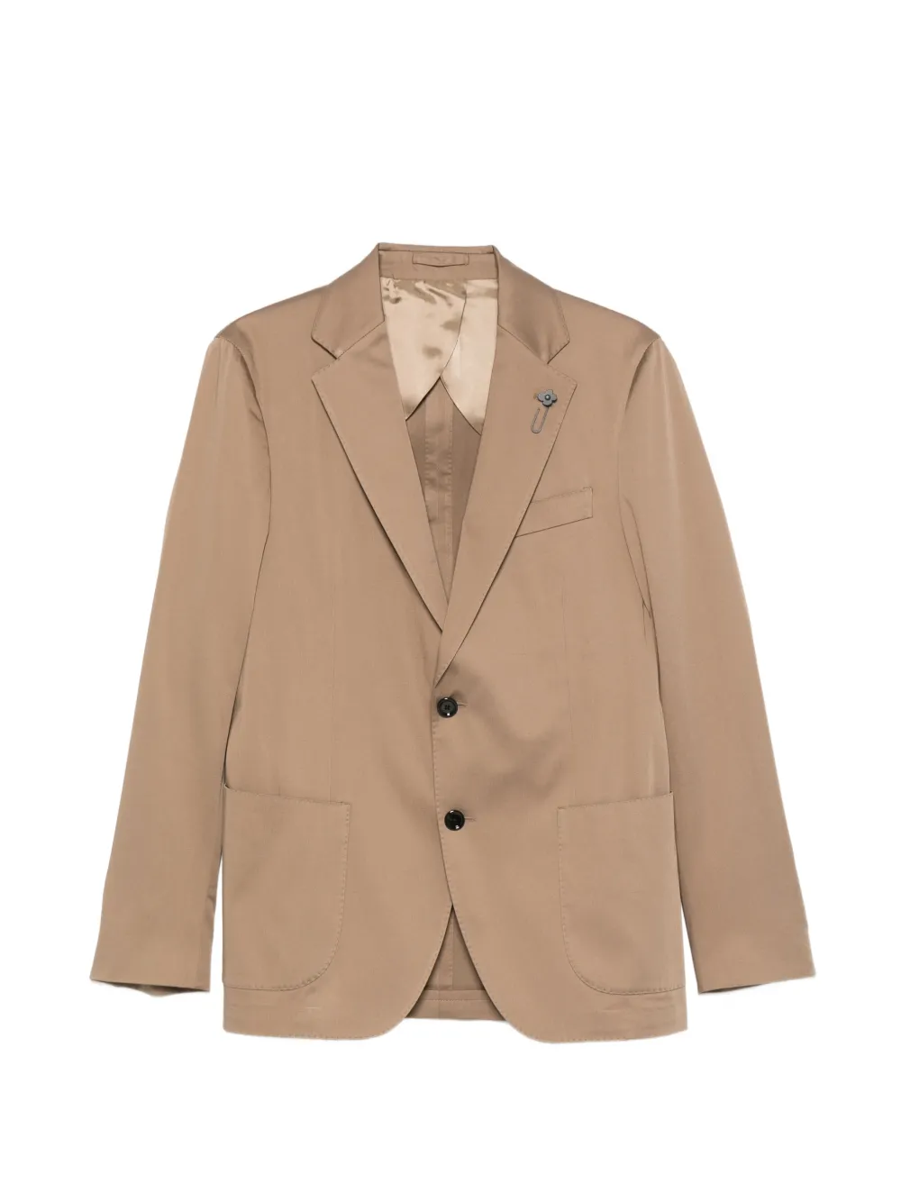 Lardini button-up blazer - Brown