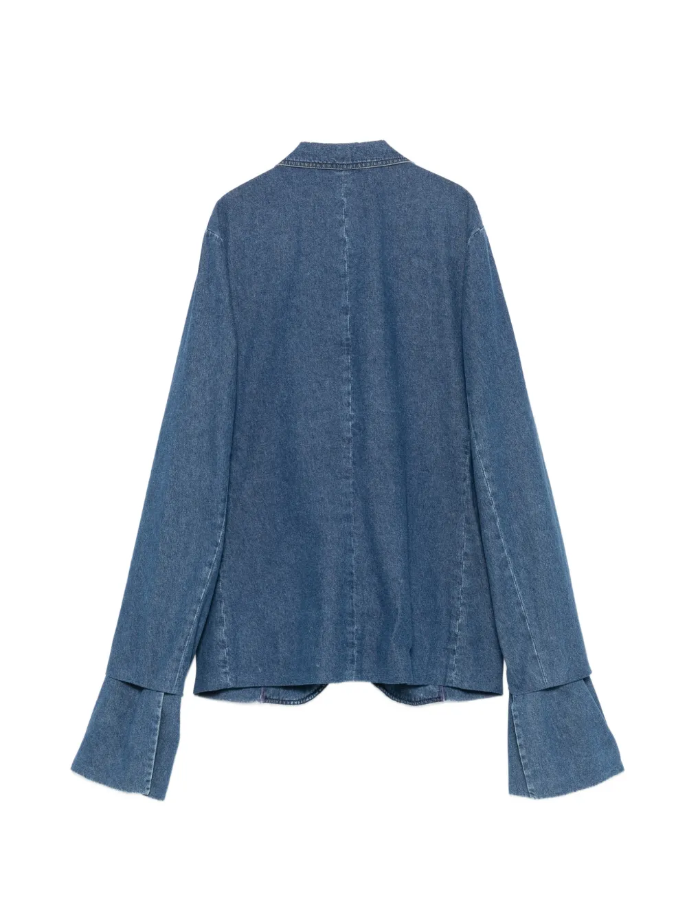 Jejia Harry denim blazer met flared cuffs Blauw