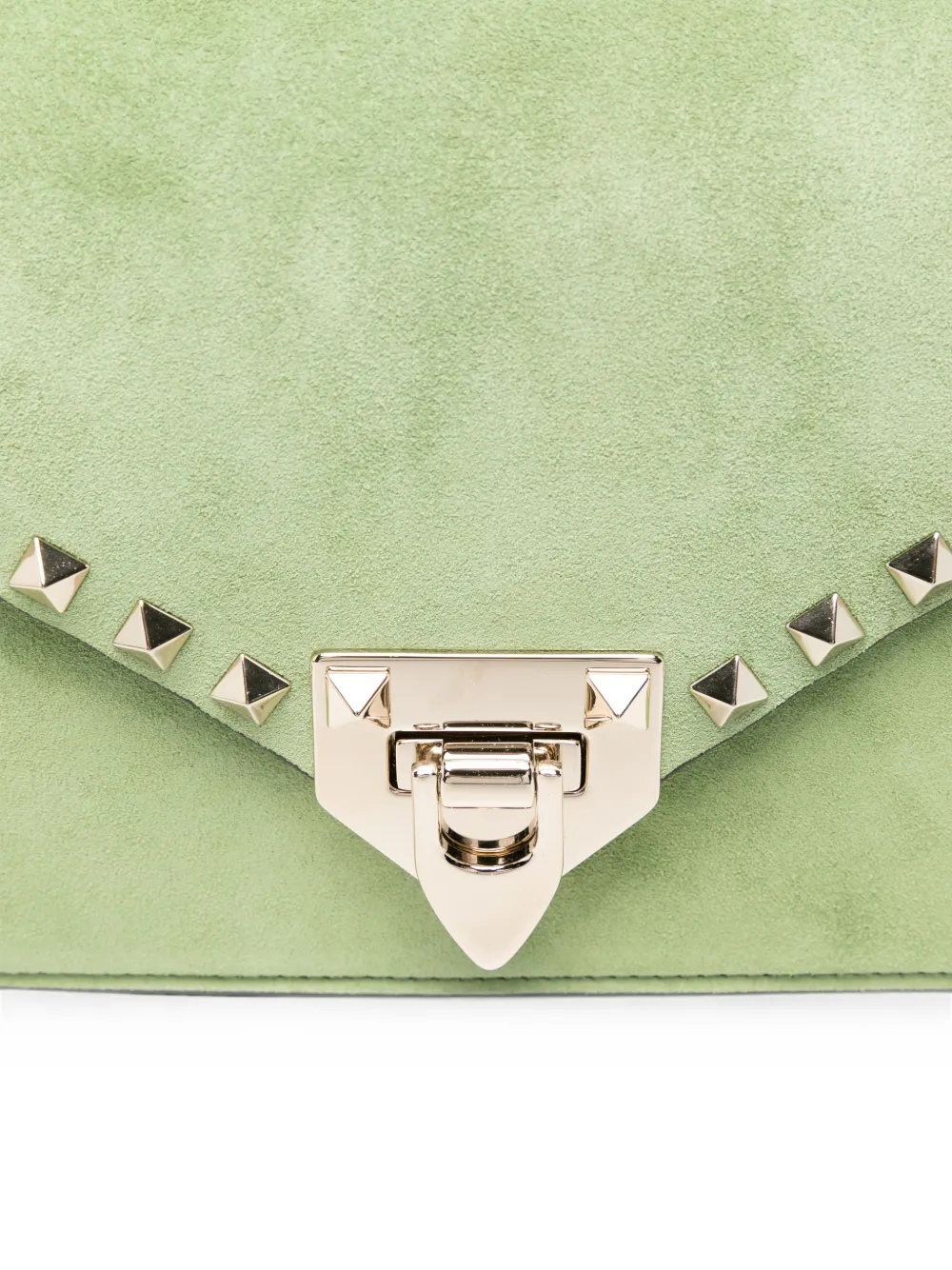 Valentino Garavani Rockstud leren schoudertas Groen