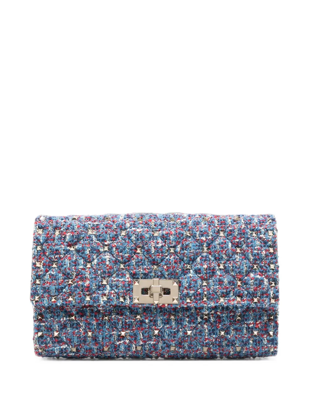 Valentino Garavani Borsa a spalla Rockstud Spike - Blu