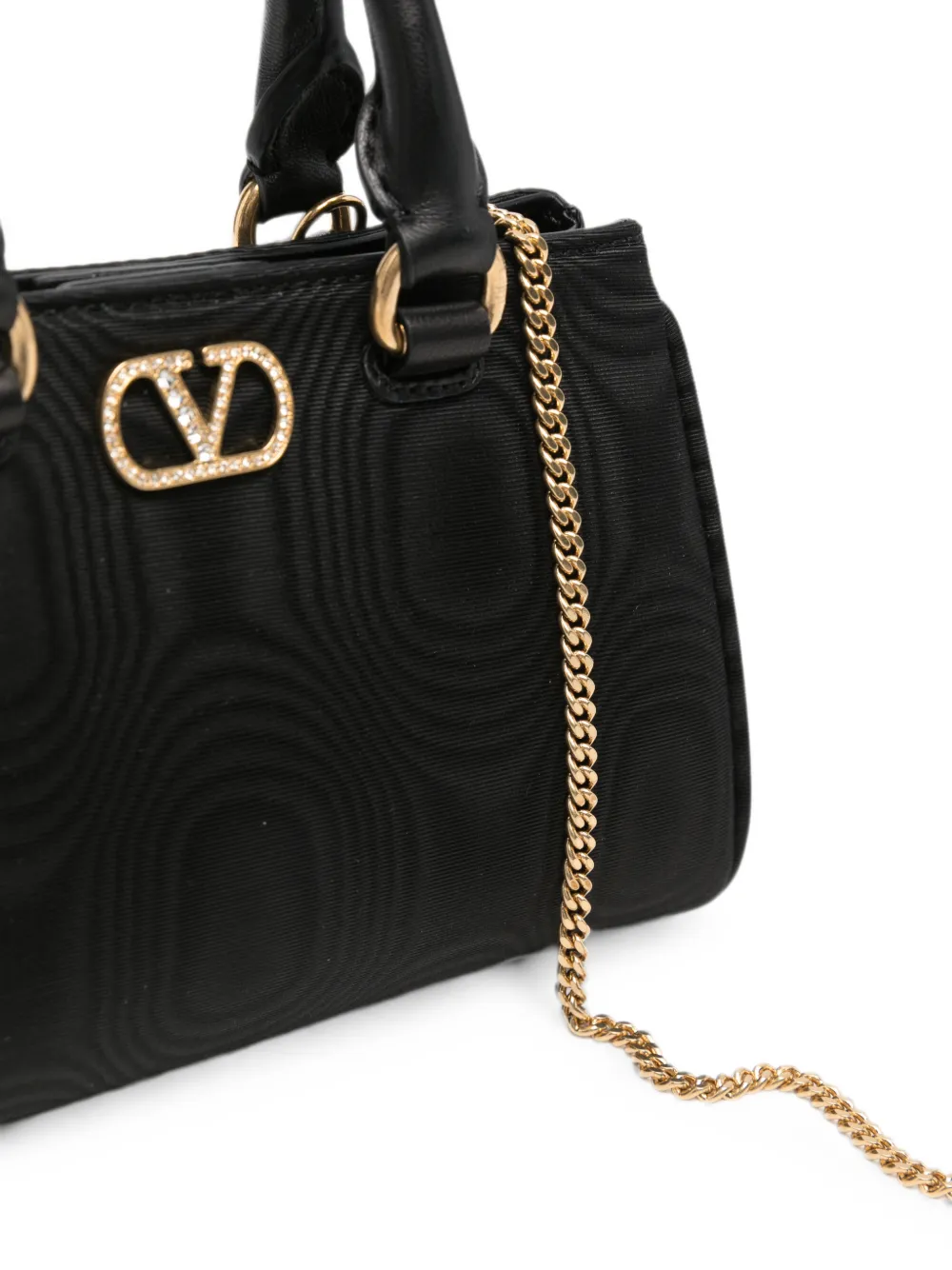 Valentino Garavani VLogo Signature mini-shopper Zwart