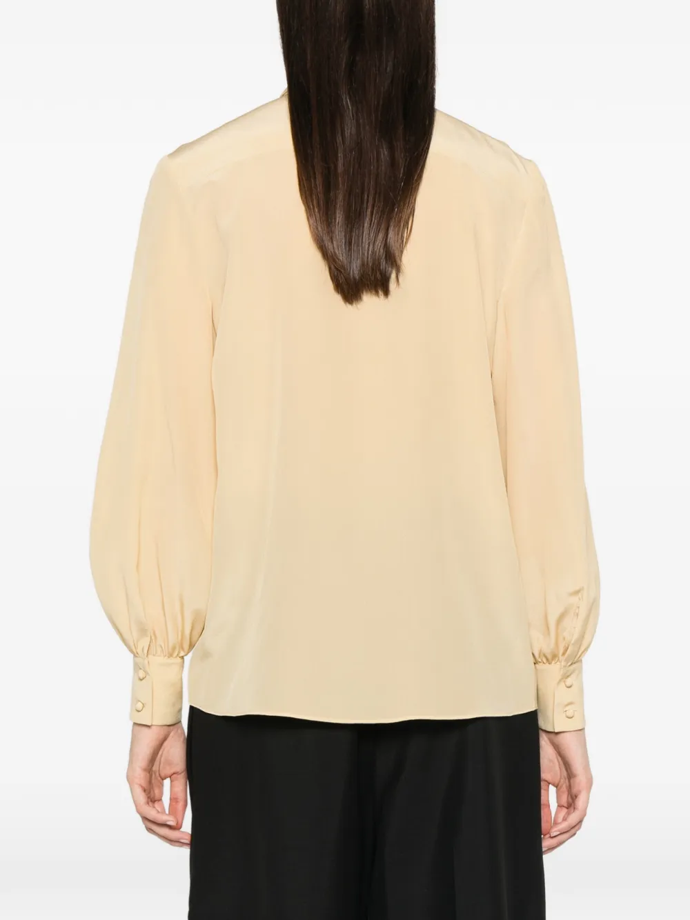 Valentino Garavani Blouse met strikdetail Beige