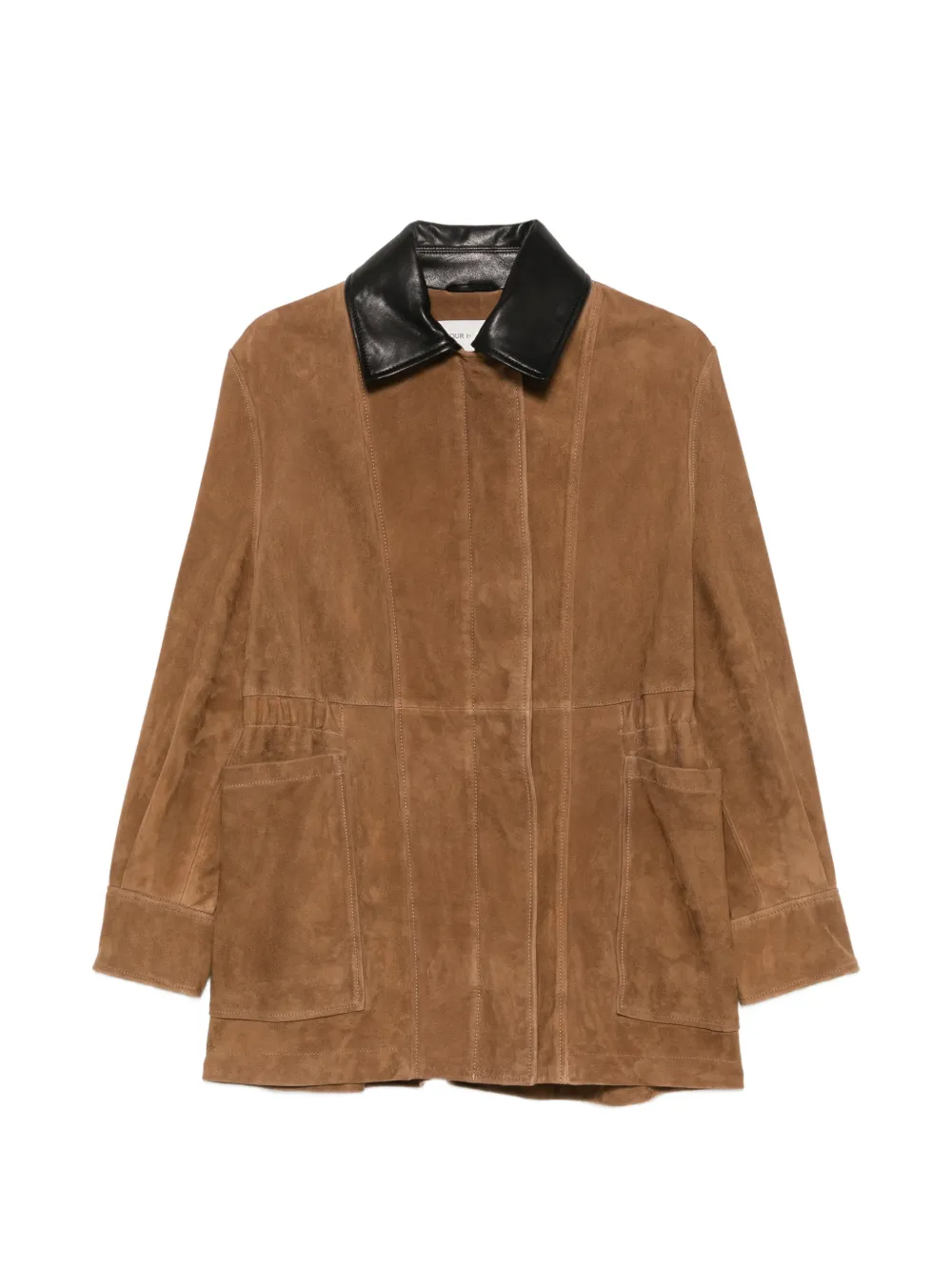 Nour Hammour Grange suede jacket - Braun