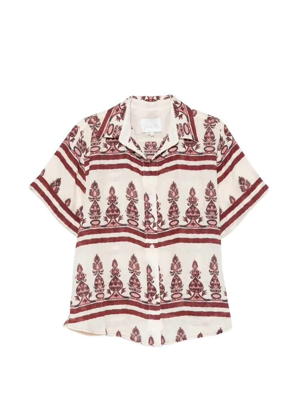 Johanna Ortiz La Creciente printed shirt - Neutrals