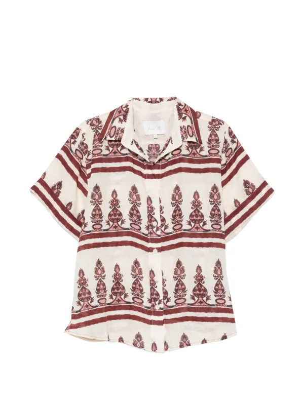 Johanna Ortiz La Creciente Shirt in Neutrals