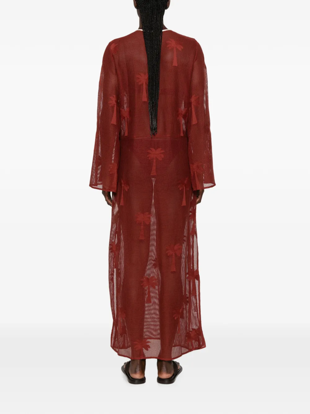Johanna Ortiz Palm Veil tuniekjurk Bruin
