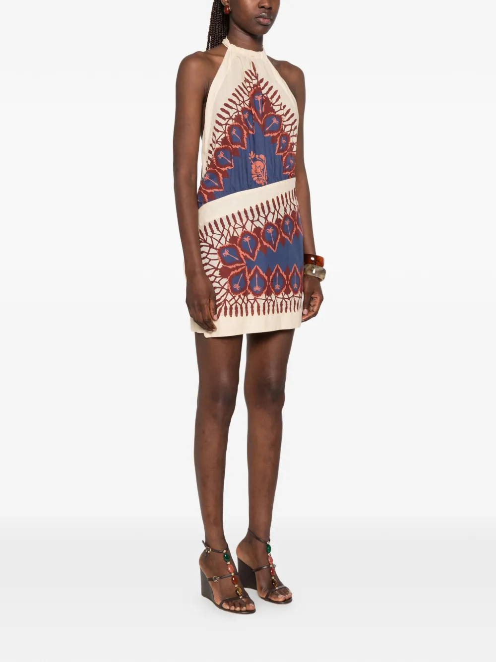 Johanna Ortiz Salt Dreamer jurk Beige